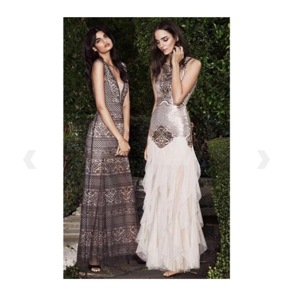 AURORA EMBROIDERED TULLE GOWN
